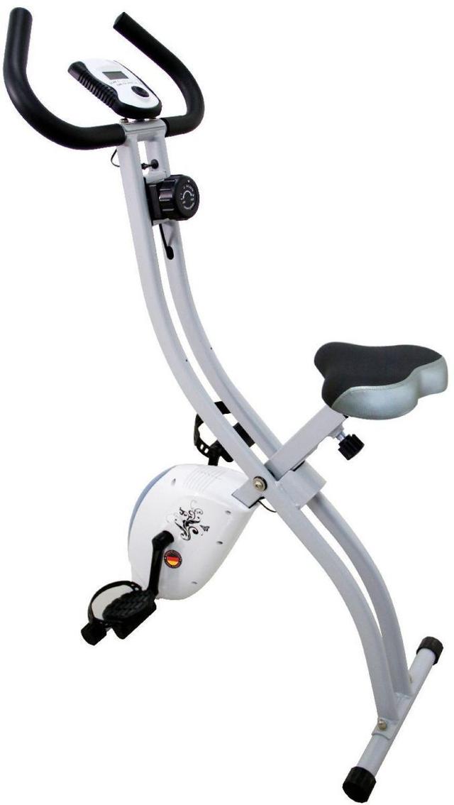 Marshal Fitness upright exercise bike with adjustable resistance for cardio training and strength workout bxz b70x - SW1hZ2U6MTE5MTk0