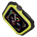 O Ozone Rugged Armor Design Case Compatible with Apple Watch 40mm Series 6 / Series 5 / Series 4 / Watch SE Shell Cover Shock-Proof Full Protective Hard Silicone Rubber Cover - Black, Yellow - Black, Yellow - SW1hZ2U6MTI0Mjg2