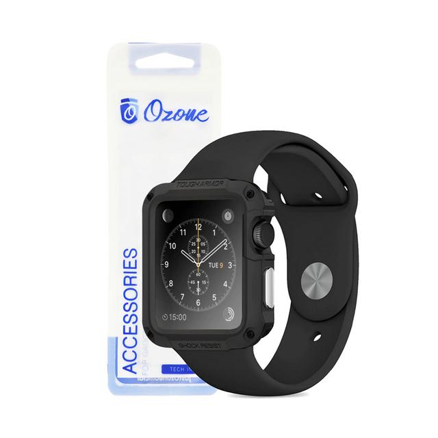 كفر حماية للساعة الذكية O Ozone Cover Apple Watch - Black - SW1hZ2U6MTIzOTEz