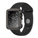 O Ozone Shock-Proof Design Case Compatible with Apple Watch 40mm Series 6 / Series 5 / Series 4 / Watch SE Shell Cover Full Protective Hard PC with TPU Cover - Black, Grey - Black, Grey - SW1hZ2U6MTIzOTI0