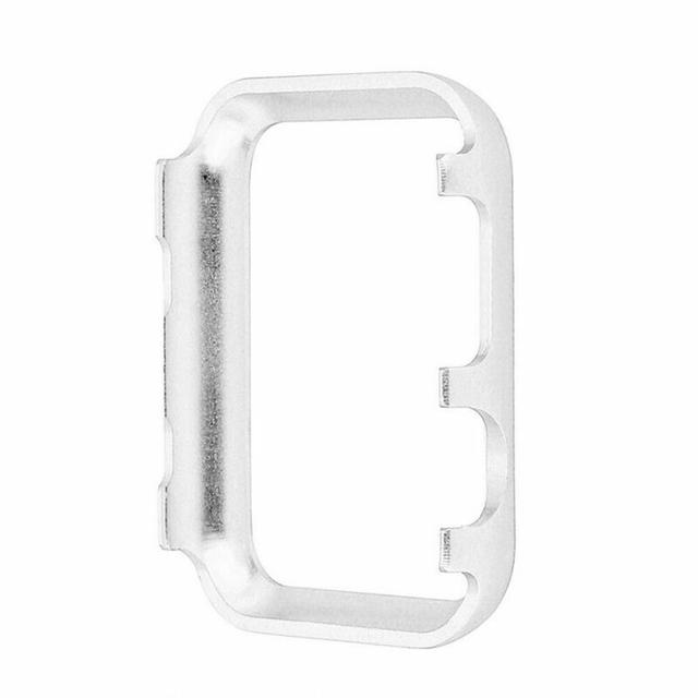 O Ozone Rhinestones Metal Case Compatible for Apple Watch 40mm Series 6 / Series 5 / Series 4 / SE Cover Frame Skin Shell Bumper Protective Case for Apple Watch 40mm - Silver - Silver - SW1hZ2U6MTI0MDcy