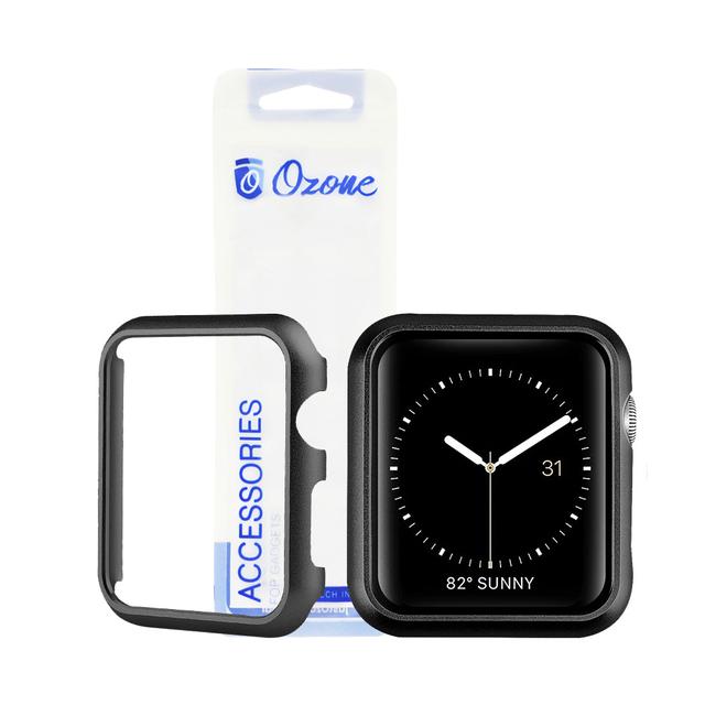 كفر حماية للساعة الذكية O Ozone  Cover Shock-Proof Apple Watch - Black - Black - SW1hZ2U6MTI2NTA3