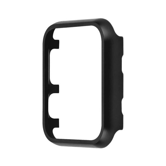 O Ozone Protective Metal Case Compatible for Apple Watch 40mm Series 6 / Series 5 / Series 4 / SE Cover Shell Frame Bumper Protection Case for Apple Watch 40mm - Black - Black - SW1hZ2U6MTI2NTE1