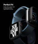 Ringke Slim Case Compatible with Apple Watch 40mm Series 6 / Series 5 / 4 / SE 40mm [2 Pack] PC Cover Durable Snap-On Installation Full Coverage Case - Clear, Black - Clear, Black - SW1hZ2U6MTI5MjAw