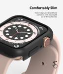 كفر ساعة رقيق Ringke Slim Case Compatible with Apple Watch 40mm Series 6 / 5 / 4 / SE 40mm [2 Pack] PC Cover  Black - Clear - SW1hZ2U6MTI5MjA4