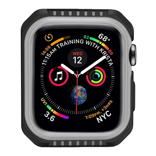 كفر حماية للساعة الذكية O Ozone  Cover Shock-Proof Apple Watch - Black, Grey - SW1hZ2U6MTI0ODE3
