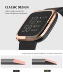 Ringke Bezel Styling Case For Fitbit Versa 2 Full Stainless Steel Metal Frame Protector Compatible Cover For Fitbit Versa 2 - Rose Gold Glossy - Rose Gold - SW1hZ2U6MTI5NTQy