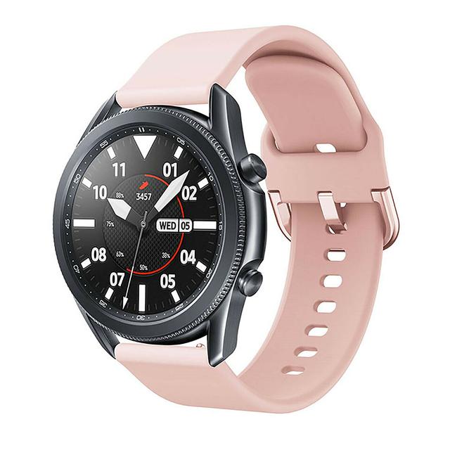 O Ozone Silicone Strap Compatible with Samsung Galaxy Watch 3 41mm / Active 2 / Galaxy Watch 42mm / Huawei Watch GT 2 42mm Adjustable Soft Replacement Band For Men & Women - Pink - Sand Pink - SW1hZ2U6MTI0Nzk2