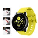 O Ozone Silicone Strap Compatible with Samsung Galaxy Watch 3 41mm / Active 2 / Galaxy Watch 42mm / Huawei Watch GT 2 42mm Adjustable Soft Replacement Band For Men & Women - Yello - Yellow - SW1hZ2U6MTI2NTIw