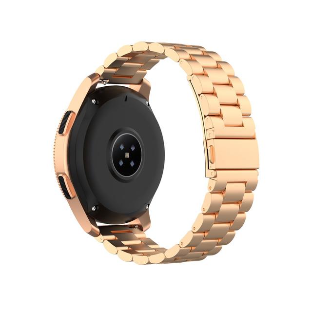 O Ozone Stainless Steel Strap Compatible with Galaxy Watch 3 41mm / Active 2 / Galaxy Watch 42mm / Huawei Watch GT 2 42mm Replacement Wristband Adjustable Metal Strap - Copper Gold - Copper Gold - SW1hZ2U6MTI1Mzcw