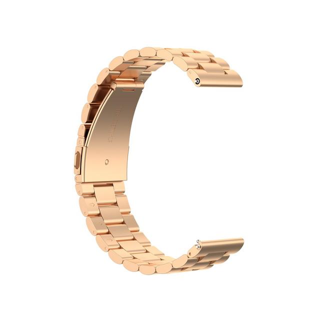 O Ozone Stainless Steel Strap Compatible with Galaxy Watch 3 41mm / Active 2 / Galaxy Watch 42mm / Huawei Watch GT 2 42mm Replacement Wristband Adjustable Metal Strap - Copper Gold - Copper Gold - SW1hZ2U6MTI1Mzcy