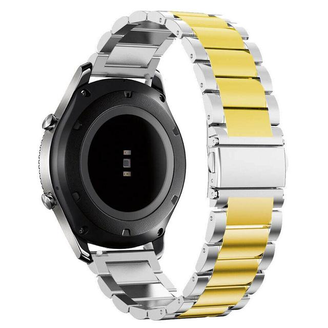 حزام ساعة  O Ozone Stainless Steel Strap Compatible with Galaxy Watch 3 41mm / Active 2 / Galaxy Watch 42mm / Huawei Watch GT 2 42mm - SW1hZ2U6MTIzNzUy