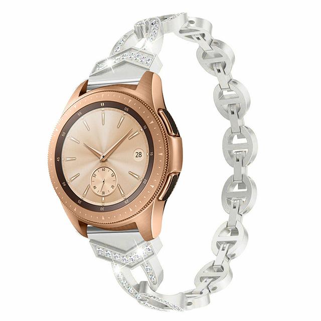 حزام ساعة يد للنساء O Ozone Steel متوافق مع Galaxy Watch 3 41mm / Active 2 / Galaxy Watch 42mm / Huawei Watch GT 2 42mm - SW1hZ2U6MTI1MDcx