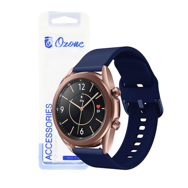 حزام سيليكون O Ozone متوافق مع Galaxy Watch 3 45mm / Galaxy Watch 46mm / Gear S3 Frontier / Classic / Huawei Watch GT 2 46mm - SW1hZ2U6MTI1ODI3