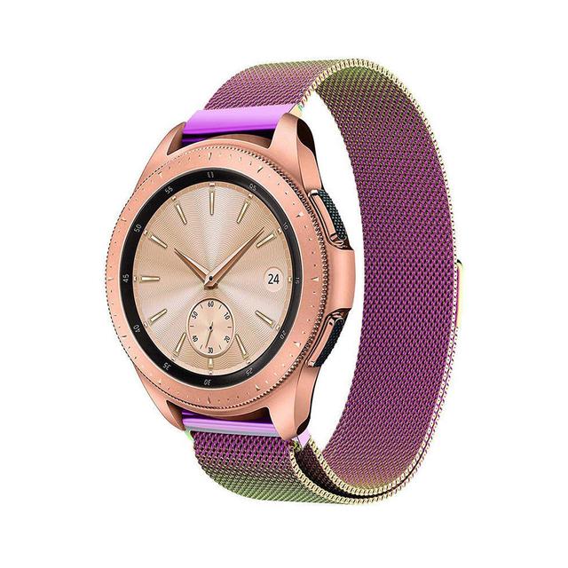 O Ozone Wristband Strap Compatible with Galaxy Watch 3 45mm / Galaxy Watch 46mm / Gear S3 Frontier / Classic / Huawei Watch GT 2 46mm Replacement Band Mesh Milanese Loop Magnetic Wristband - Rainbow - Rainbow - SW1hZ2U6MTI1ODM4