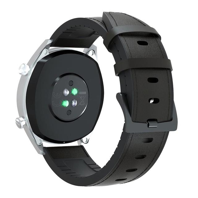 حزام ساعة يد جلد O Ozone متوافق مع Galaxy Watch 3 45mm / Galaxy Watch 46mm / Gear S3 Frontier / Classic / Huawei Watch GT 2 46mm - SW1hZ2U6MTI0ODA4