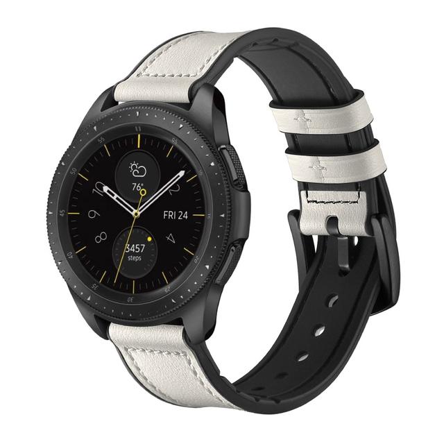 حزام من الجلد O Ozone متوافق مع Galaxy Watch 3 45mm / Galaxy Watch 46mm / Gear S3 Frontier / Classic / Huawei Watch GT 2 46mm - SW1hZ2U6MTI1ODQ1