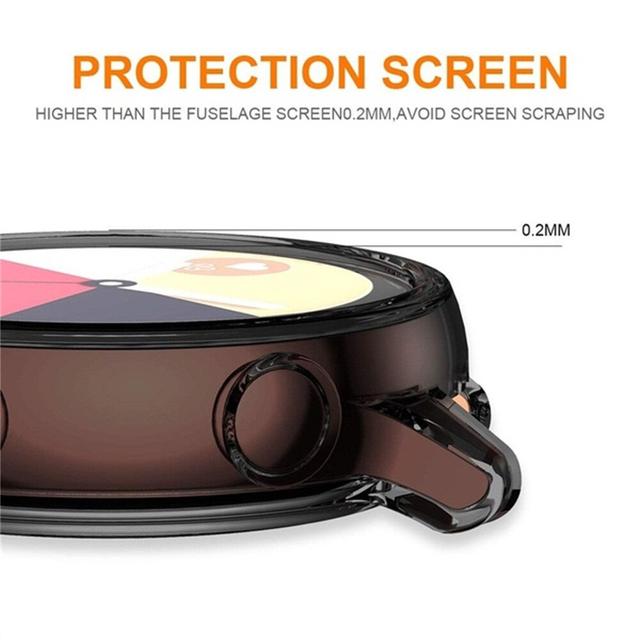 غطاء حماية للساعة O Ozone Silicone TPU Case Compatible with Galaxy Watch 3 45mm - SW1hZ2U6MTIzNDQ0