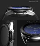 Ringke Bezel Styling for Galaxy Watch 3 41mm [ Stainless Steel ] Bezel Ring Adhesive Cover Scratch Protection for Galaxy Watch 3 41mm Accessory - Black - Black - SW1hZ2U6MTI5NTc0
