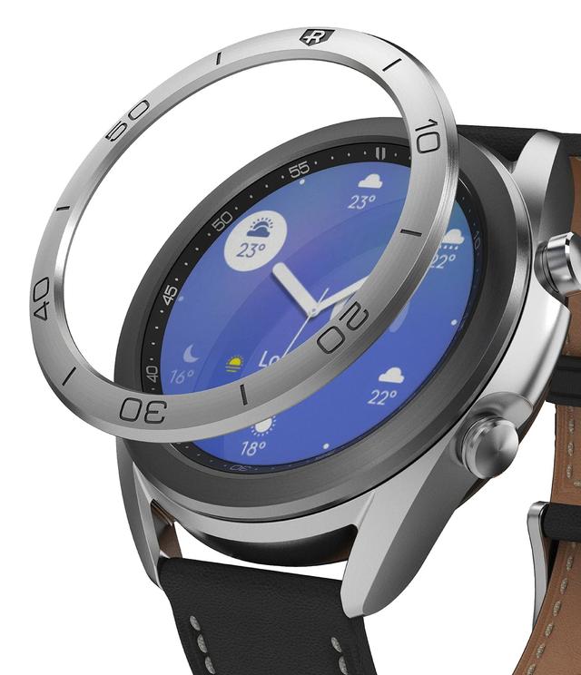 إطار حماية للساعة  Ringke Bezel Styling for Galaxy Watch 3 41mm - SW1hZ2U6MTI5OTY0