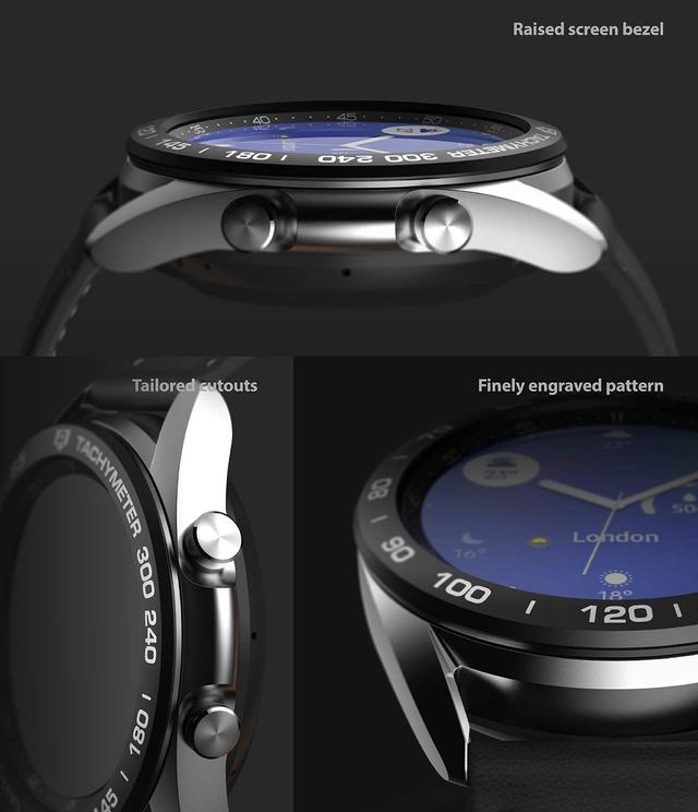 اطار حماية للساعة Ringke - Bezel Styling for Galaxy Watch 3 41mm - SW1hZ2U6MTI5NzU2