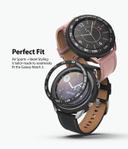 Ringke [Air Sports + Bezel Styling] Designed Case for Galaxy Watch 3 41mm, Flexible Soft TPU Case with Bezel Ring Adhesive Slim Cover [ Compatible Case for Galaxy Watch 3 41mm ] - Black - Black - SW1hZ2U6MTI4ODA5