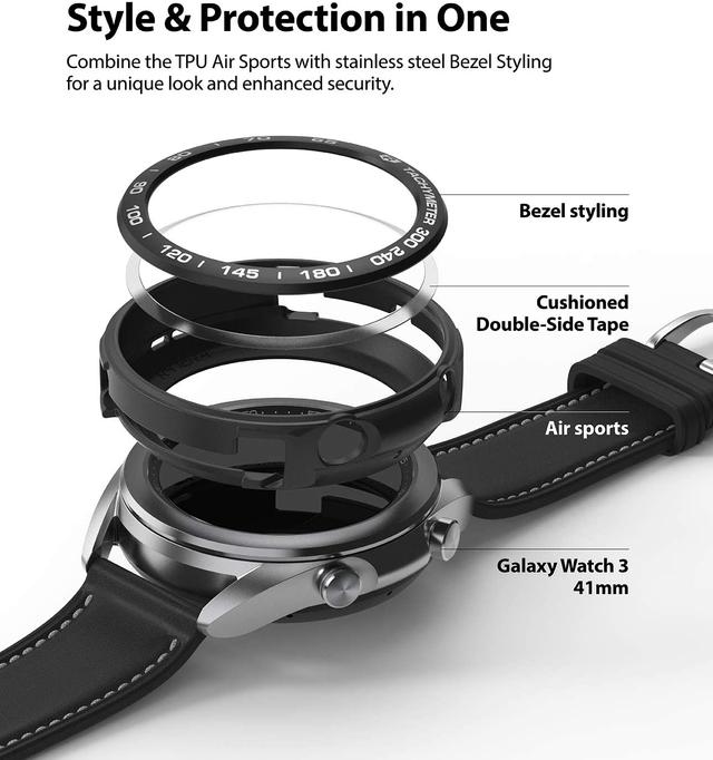 إطار حماية للساعة Ringke Designed Case for Galaxy Watch 3 41mm - SW1hZ2U6MTI4ODEx