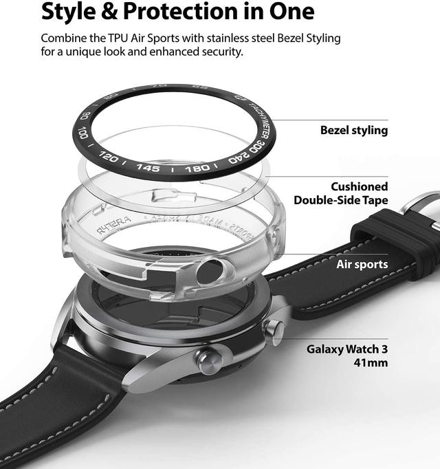 ساعة اليد Galaxy Watch 3 - Ringke - SW1hZ2U6MTMxMjA2