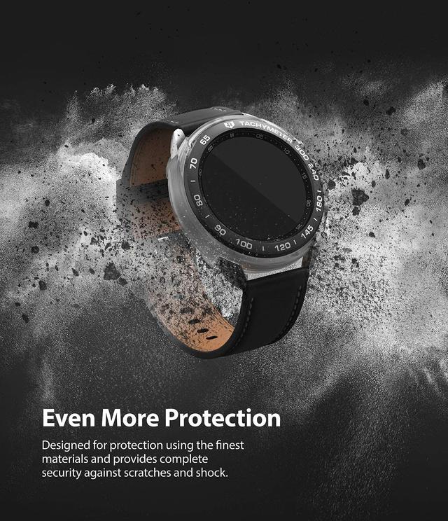 Ringke [Air Sports + Bezel Styling] Designed Case for Galaxy Watch 3 41mm, Flexible Soft TPU Case with Bezel Ring Adhesive Slim Cover [ Compatible Case for Galaxy Watch 3 41mm ] - Matte Clear - Matte Clear - SW1hZ2U6MTMxMjEw
