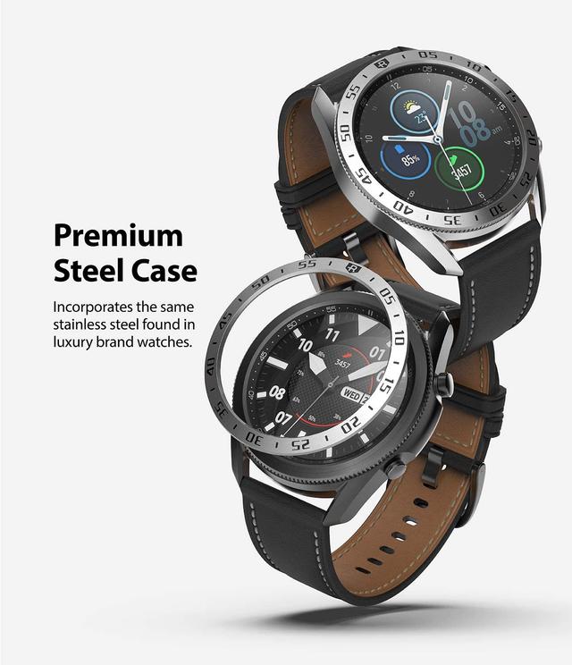 اطار حماية للساعة Bezel Styling for Galaxy Watch 3 45mm -Ringke - SW1hZ2U6MTMwNzA1