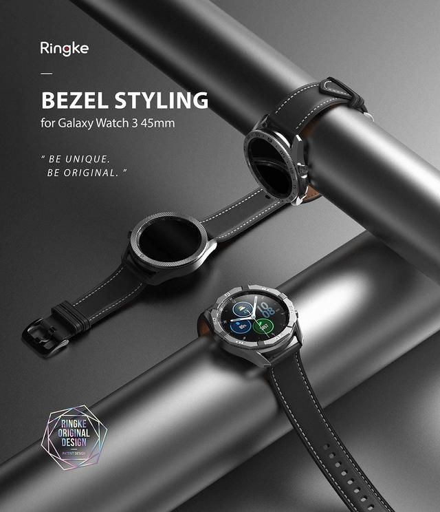 اطار حماية للساعة Bezel Styling for Galaxy Watch 3 45mm -Ringke - SW1hZ2U6MTMwNzEx