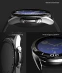 Ringke Bezel Styling for Galaxy Watch 3 45mm [ Stainless Steel ] Bezel Ring Adhesive Cover Scratch Protection for Galaxy Watch 3 [45mm] Accessory - Black - Black - SW1hZ2U6MTI4NzY3