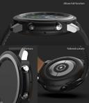 Ringke Air Sport Series Compatible with Samsung Galaxy Watch 3 Case Lightweight Slim Cover [ PowerShare Compatible ] [ Designed Case for Galaxy Watch 3 45mm ] - Black - Black - SW1hZ2U6MTMwNzgy