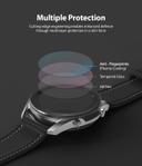 Ringke Invisible Defender Tempered Glass Screen Protector for Galaxy Watch 3 45mm [Pack of 4], 9H Hardness Bubble-Free [Designed for Galaxy Watch 3 Screen Protector 45mm] - Clear - SW1hZ2U6MTI4MDc0