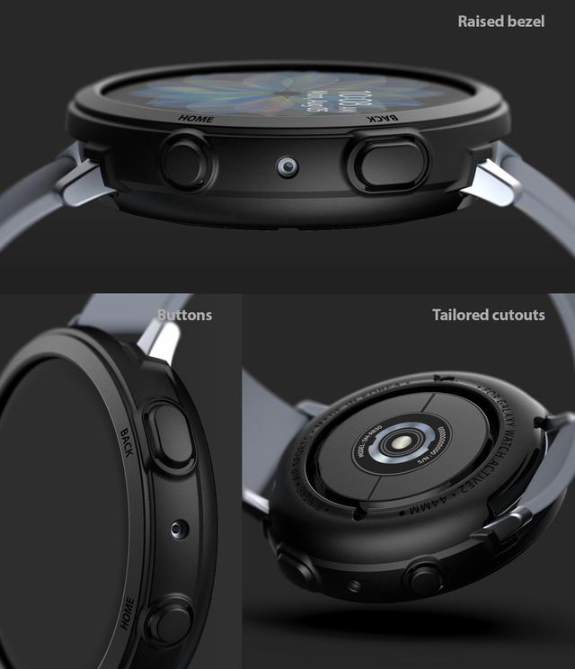 غطاء حماية للساعة  Ringke Galaxy Watch Active 2 44mm Black - SW1hZ2U6MTI4Njc3