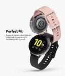 Ringke [Air Sports + Bezel Styling] Compatible for Samsumg Galaxy Watch Active 2 44mm, Soft TPU Case with Bezel Ring Adhesive Cover [ Designed Case for Galaxy Watch Active 2 ] - Matte Clear, 44-31 - Matte Clear - SW1hZ2U6MTI5Mzgx