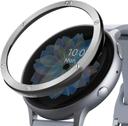 Ringke Bezel Styling Ring Cover for Galaxy Watch Active 2 Bezel Ring 44mm Smartwatch Adhesive Cover Anti Scratch Aluminium Protection - Full Cover Silver - Silver - SW1hZ2U6MTMwMzM3