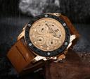 ساعة يد مع حزام جلدي للرجال 9116 Analog Men's Watch With Leather Strap - Naviforce - SW1hZ2U6MTIxMzI0