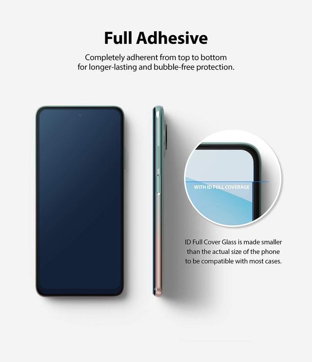 لاصقة حماية الشاشة Ringke Glass Screen Protector Xiaomi Mi 10i 5G / Mi 10T Lite 5G - Black - SW1hZ2U6MTI5NDUz