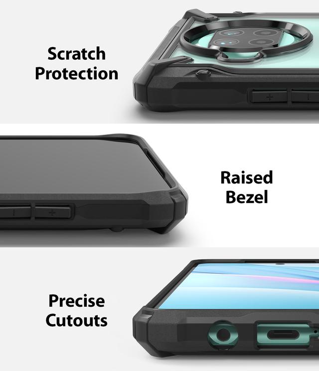 Ringke Case Compatible with Xiaomi Mi 10i 5G / Mi 10T Lite 5G Hard Fusion-X Ergonomic Transparent Shock Absorption TPU Bumper [ Designed Case for Xiaomi Mi 10i 5G / Mi 10T Lite 5G ] - Black - Black - SW1hZ2U6MTI5Nzc3