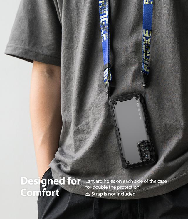 Ringke Compatible with Xiaomi Mi 10T / Mi 10T Pro Cover Hard Fusion-X Ergonomic Transparent Shock Absorption TPU Bumper [ Designed Case for Xiaomi Mi 10T / Mi 10T Pro ] - Black - Black - SW1hZ2U6MTI5NjQw