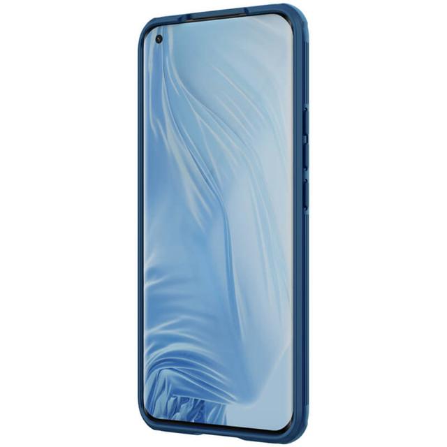 Nillkin Case for Xiaomi Mi 11 5G Cover Hard CamShield with Camera Slide Protective Cover [ Perfect Design Compatible with Xiaomi Mi 11 ] - Blue - Blue - SW1hZ2U6MTIxOTk3