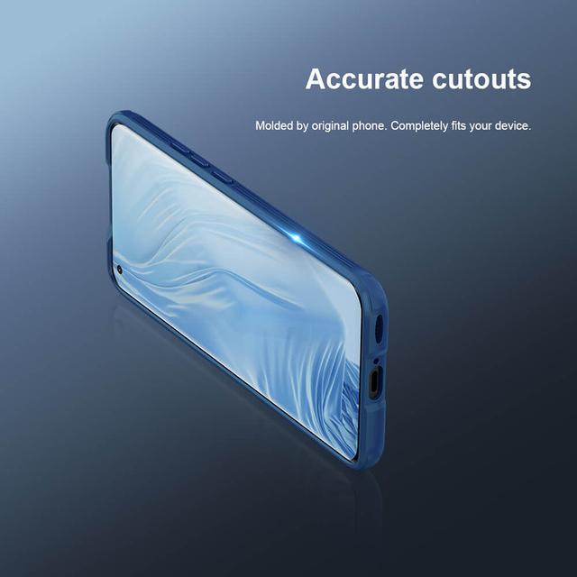 Nillkin Case for Xiaomi Mi 11 5G Cover Hard CamShield with Camera Slide Protective Cover [ Perfect Design Compatible with Xiaomi Mi 11 ] - Blue - Blue - SW1hZ2U6MTIyMDAz