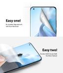 Ringke DualEasy Wing Compatible For Xiaomi Mi 11 Screen Protector Full Coverage (Pack of 2) Dual Easy Film Case Friendly Protective Film [ Designed Screen Guard For Xiaomi Mi 11 5G ] - Clear - SW1hZ2U6MTI5NDM0