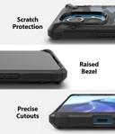 Ringke Case Compatible with Xiaomi Mi 11 Hard Fusion-X Ergonomic Transparent Shock Absorption TPU Bumper [ Designed Case for Xiaomi Mi 11 ] - Camo Black - Camo Black - SW1hZ2U6MTI4MzA1