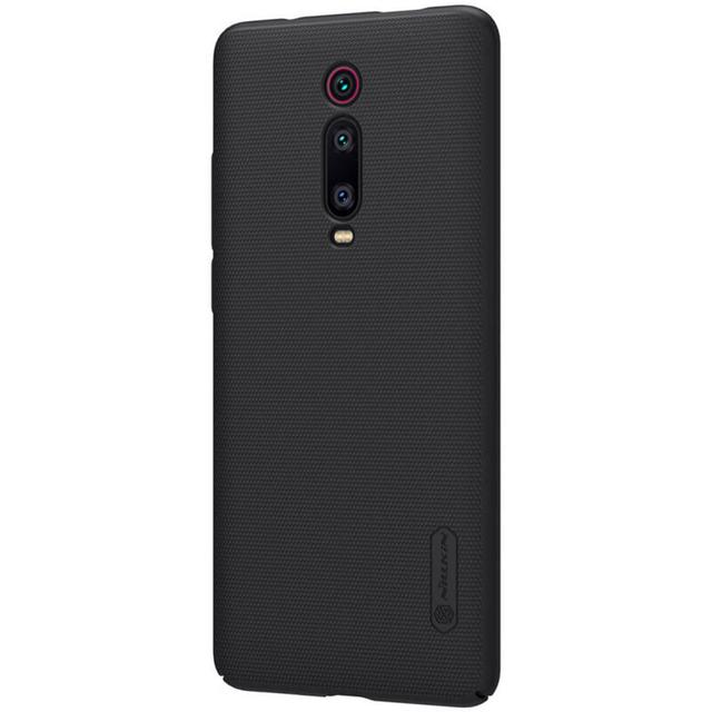 Nillkin RedMi K20 / K20 Pro Xiaomi Mi 9T / Mi 9T Pro Mobile Cover Super Frosted Hard Phone Case with Stand - Black - Black - SW1hZ2U6MTIyNTQ5