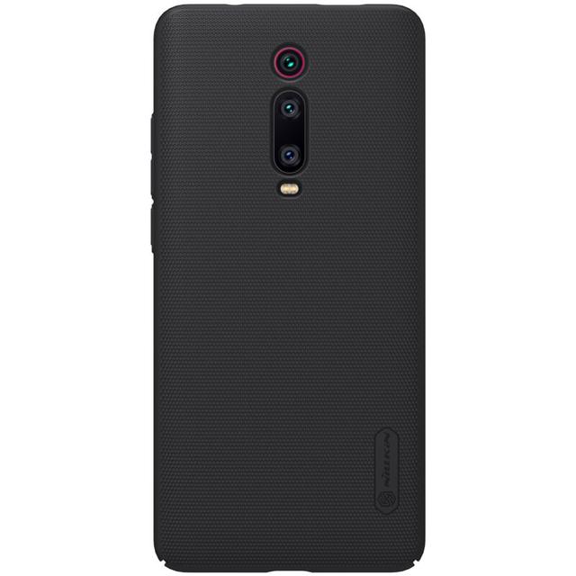 Nillkin Xiaomi Redmi K20 Pro Mobile Cover Super Frosted Hard Phone Case with Stand - Black - Black - SW1hZ2U6MTIxODAx