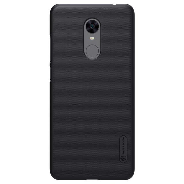 Nillkin Xiaomi Mi Note 5 Pro Frosted Hard Shield Phone Case Cover with Screen Protector - Black - Black - SW1hZ2U6MTIyOTA1