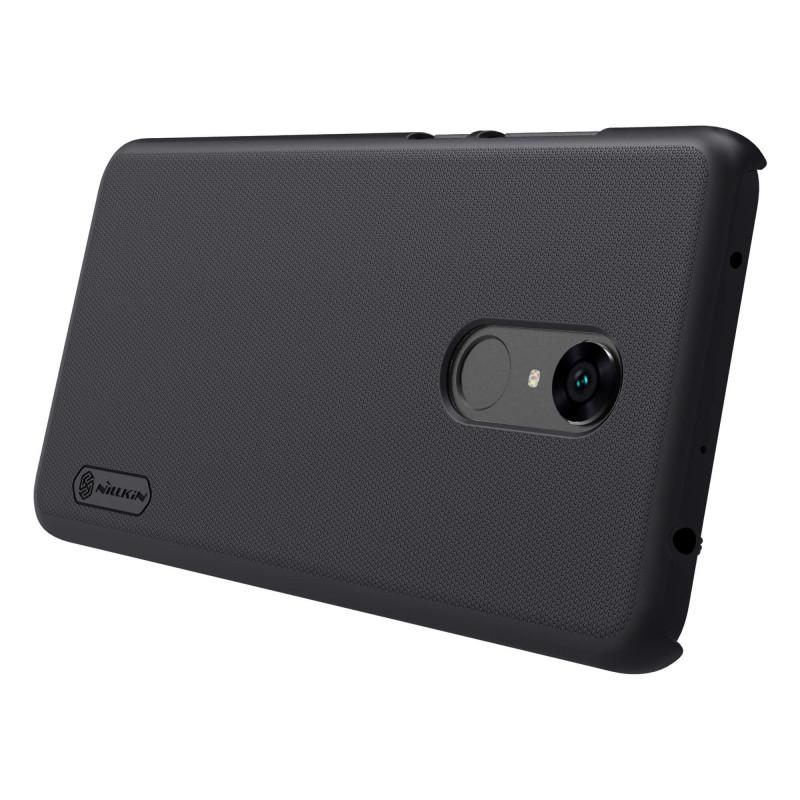 كفر موبايل Nillkin Xiaomi Mi Note 5 Pro Frosted Hard Shield Phone Case Cover with Screen Protector - Black - cG9zdDoxMjI5MTE=