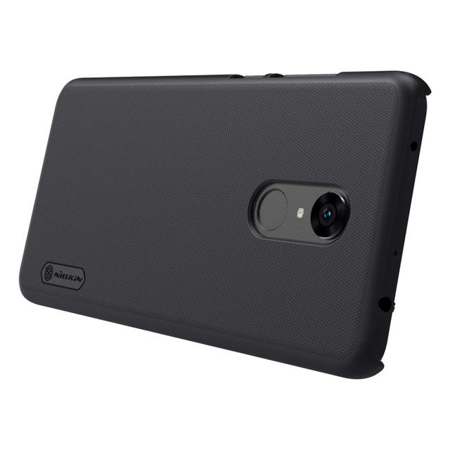Nillkin Xiaomi Mi Note 5 Pro Frosted Hard Shield Phone Case Cover with Screen Protector - Black - Black - SW1hZ2U6MTIyOTEx